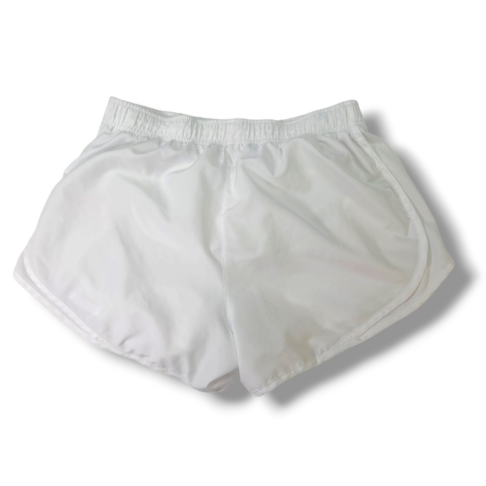Nike Dri Fit Running Shorts Athletic Lined White Lightweight M